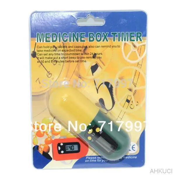 Капсула вид медицина коробка таймер с ЖК-дисплеем и Будильник с таймером, таблетки напоминание