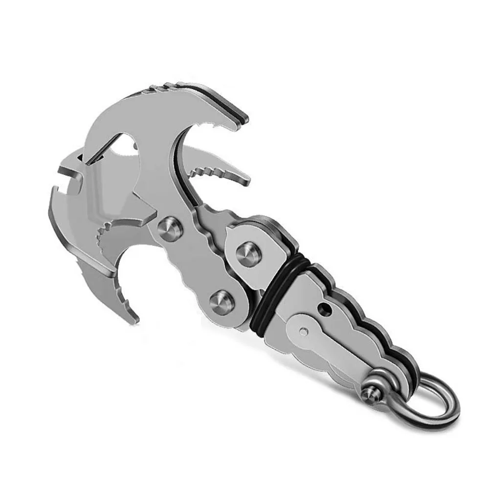 Outdoor 3 Claws Grappling Hook Climbing Survival Carabiner Tool Stainless Steel Outdoor 3 Claws Grappling Hook Climbing Survival Carabiner Tool Stainless Steel