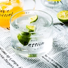 Творческий 500 мл Стекло кружка с буквенным принтом “Milk” сока чашка для воды, кофе с украшением в виде кристаллов прозрачная кружка, кружка для пива с ручкой подарок для пары