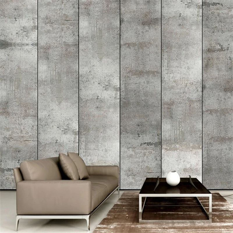 Beibehang Retro industrial wind cement living room bedroom wall custom large mural green wallpaper papel de parede para quarto Beibehang Retro industrial wind cement living room bedroom wall custom large mural green wallpaper papel de parede para quarto