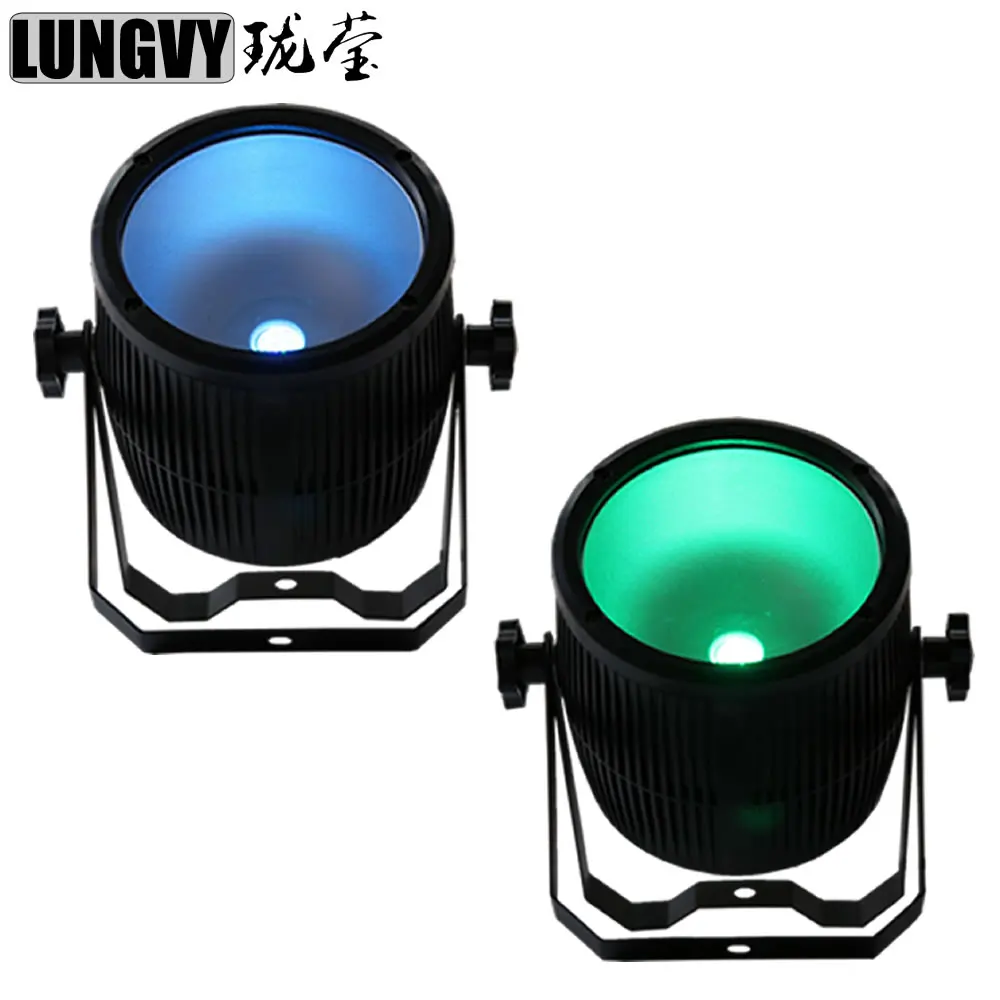 

Free Shipping 2pcs/lot 60W 3in1 RGB LED COB LED Par Light COB Par LED With Colorful Lighting Effect