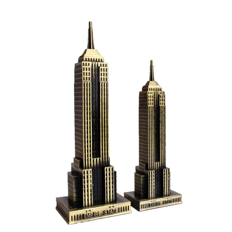 Empire State Building U.S. Landmark Skyscraper Modeling Decor Figurines