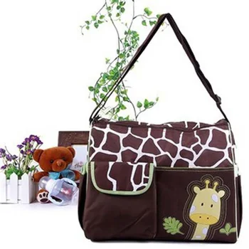 

2016 Summer Style Animal Baby Diaper Bag Mummy Nappy Zebra Or Giraffe Babyboom Multifunctional Fashion Infanticipate Shoulder