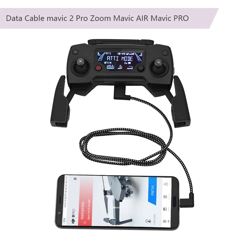 

mavic 2 Pro Zoom DJI Mavic AIR Accessories Mavic PRO Phantom 4 IOS Android Charger Connecting Line TYPE-C USB Data Cable