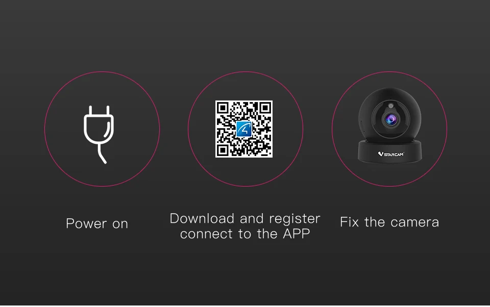 Sentidos de Áudio sem Fio ip em Dois Vstarcam Câmera Mini Visão Noturna Cctv Wi-fi hd 1080 p 2mp 14 Câmeras de vigilância