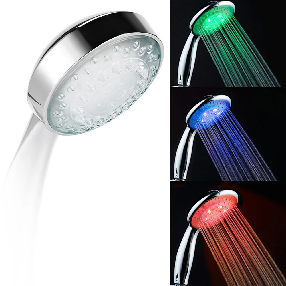 GuDoQi Ducha De Mano LED Con Sensor De Temperatura Con Pantalla Digital 3 Colores Cambiantes 3 Ajustes Con Ducha De Agua 