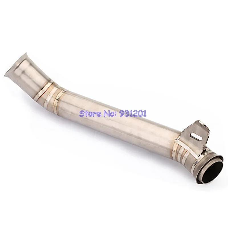 

KTM Duke 690 Duke690 Exhaust Muffler Mid Link Pipe Titanium Alloy Motorbike Exhaust Middle Tube Slip On Connect Pipe 2012-2017