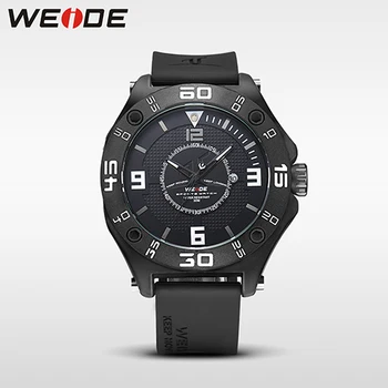 

WEIDE luxury sports Mens Rubber Strap Band Waterproof Quartz Big Dial Clock Multiple Time Zone Wrist Watch berloques orologi