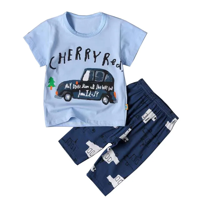 

Baby Boys Girls Clothing Sets Summer pj costume Toddler Outfits Children Set Sport Suit Kids Clothes For 2 3 4 5 6 7 8 9 years