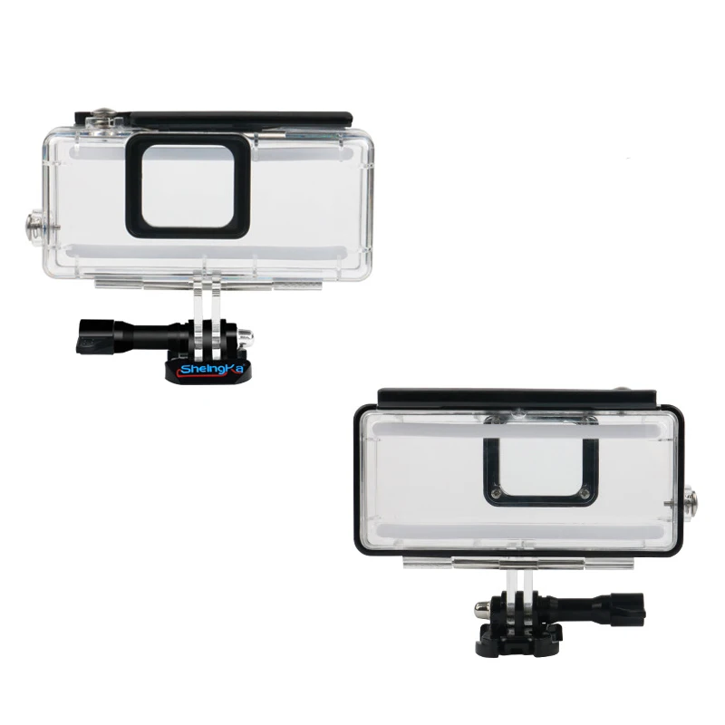 2300mAh Extended Battery Side powerbank + Waterproof Case 45M Underwater protective Housing For GoPro Hero 5 6 7 Black (7)