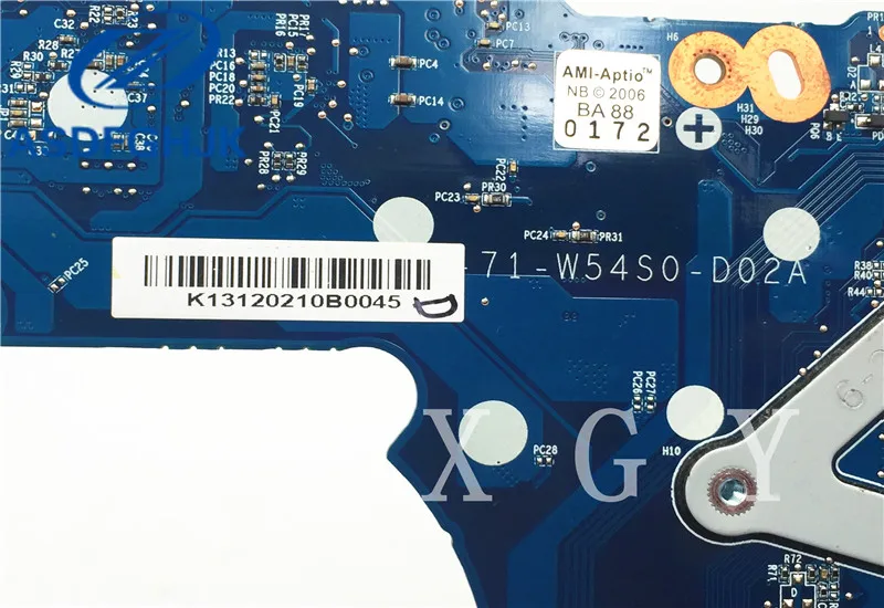 wonderful  Laptop Motherboard 6-71-w54s0-d02a FOR Hasee FOR Raytheon FOR CLEVO W550SU Mainboard 6-77-W550SU10-