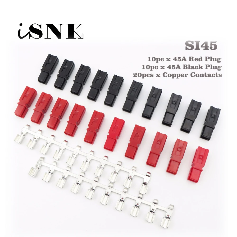 10 пар X 45A 600 в PP45 разъем питания Power красный черный и 20 шт. контактов для солнечных