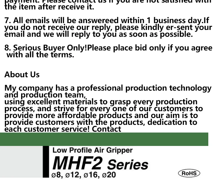 MHF2-12D смт пневматический компоненты палец цилиндр MHF серии