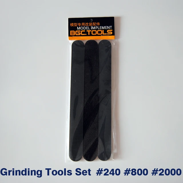 No.3 Abrasive Stick Set 3 In 1 Grinding Tools Set Polishing Sticks for Model Kit Hobby Finishing Tools Accessory Model Building Kits TOOLS Gender: Unisex