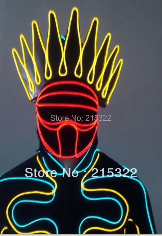 Бесплатная доставка светильник Tron/LED tron костюм/LED танцевальная одежда./неоновый EL