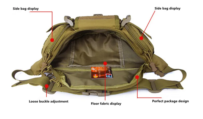 Новые набедренные рюкзаки для улицы, водонепроницаемая сумка, тактическая поясная сумка, система Molle, сумка на пояс, спортивная сумка, военная техника
