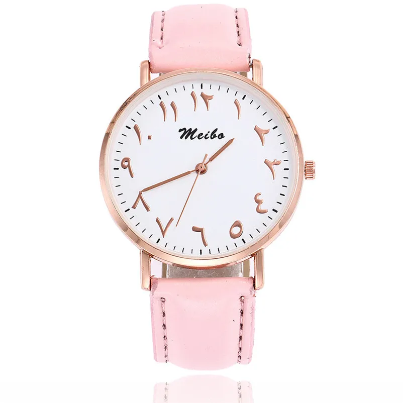 MEIBO women's watches casual watches Quartz Leather Band Newv Strap Watch Analog Wrist Watch Women Clockreloj mujer M08 (9)
