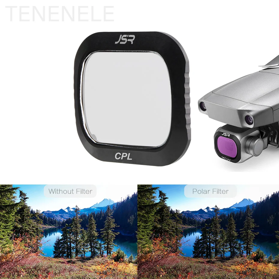 TENENELE для Mavic2 Pro фильтр для дрона поляризационный/полярная камера набор фильтров для DJI Mavic 2 Pro CPL аксессуары для оптического стекла объектива