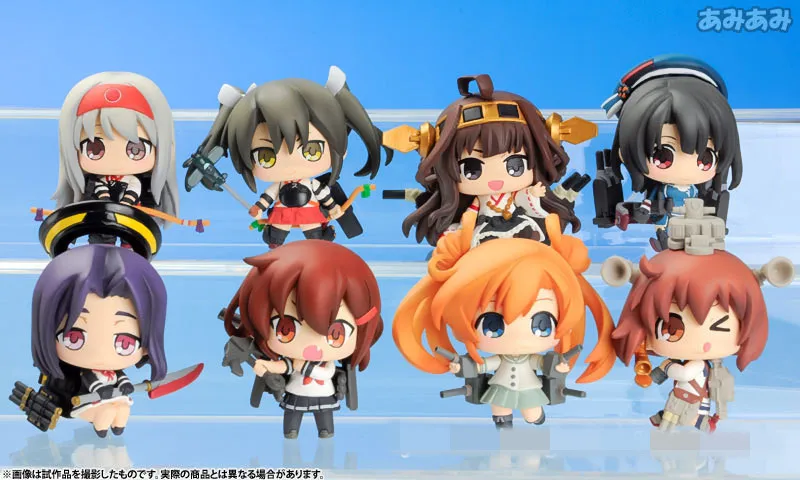 

9pcs/set Kantai Collection Anime Action Figure PVC Collection Model toys brinquedos for christmas gift free shipping