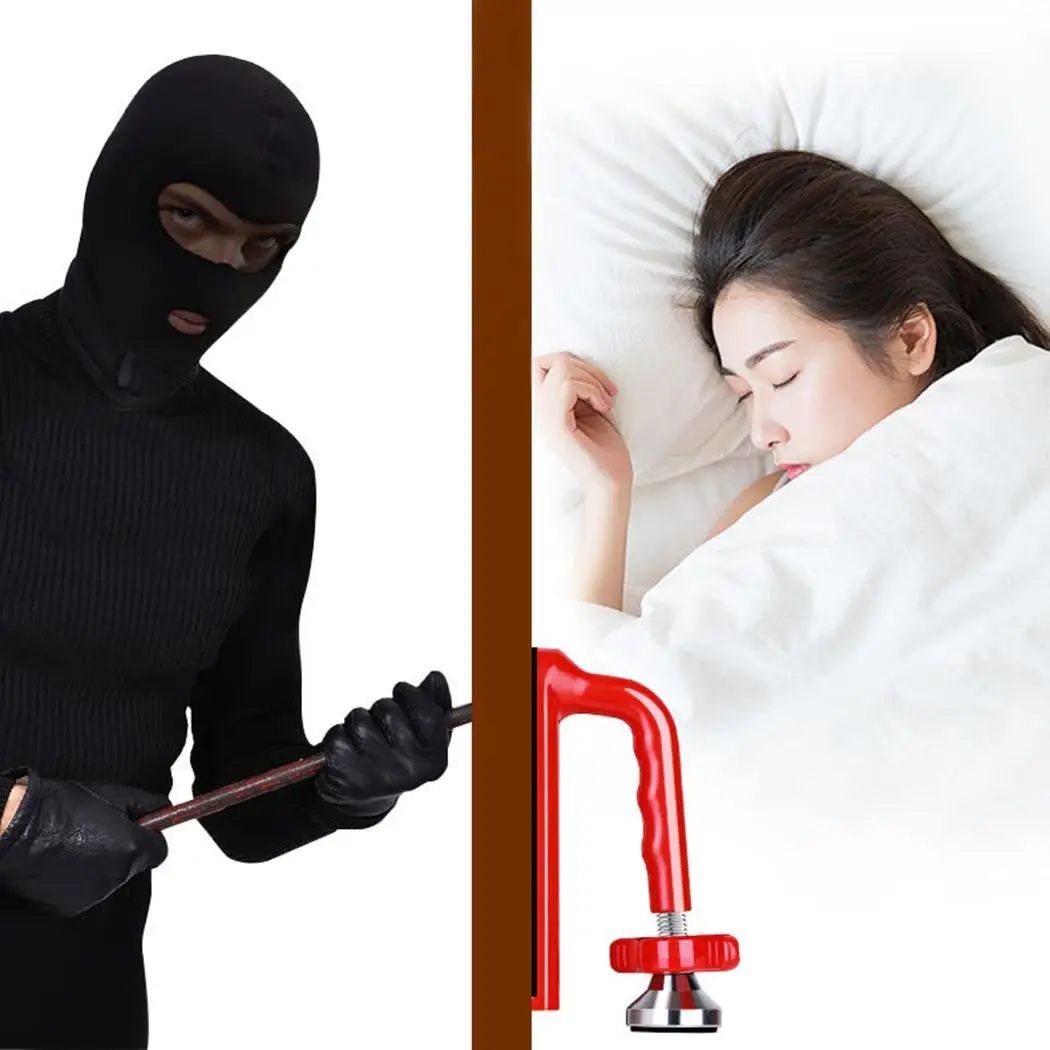 

Durable Portable Security Door Lock Blocker Home Door Home Hotel Safety Safety Lock Durable portable keeps safe