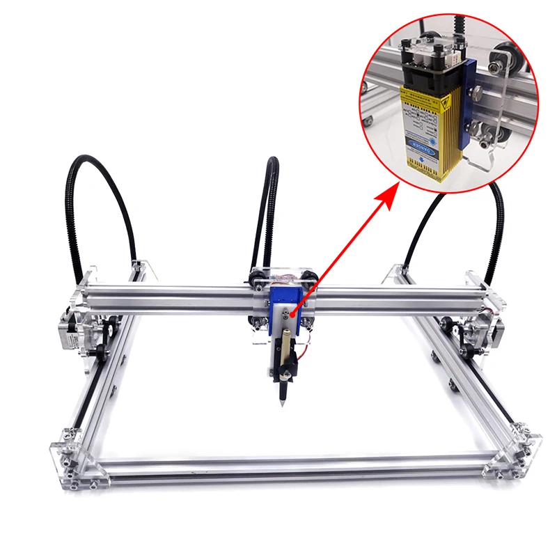 30*38 см Лазерная рисовальная машина 15 Вт лазерная DIY почерк машина надпись робот набор A3 мини лазерная гравировальная машина деревянный маршрутизатор