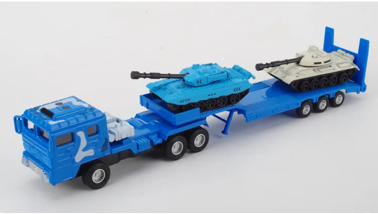 Интересный 1: 64 Военный танк транспортер сплава модель, моделирование литой Военная игрушка, детский подарок на день рождения, бесплатная
