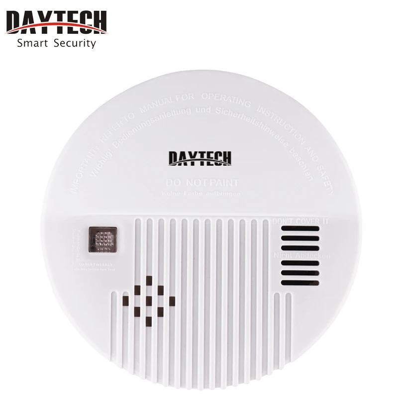 

DAYTECH Wireless Fire Detector Smoke Alarm Sensor 85db Fire Alert Sensor Security Smoke Alert Sensor for Home/Office/Market/Shop