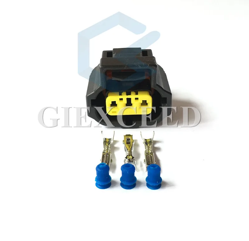 

2 Sets 3 Pin Pico 5716PT 1996-On For Ford Alternator Three Lead Wiring Pigtail 1U2Z-14S411-TA Wire Connector 184032-1