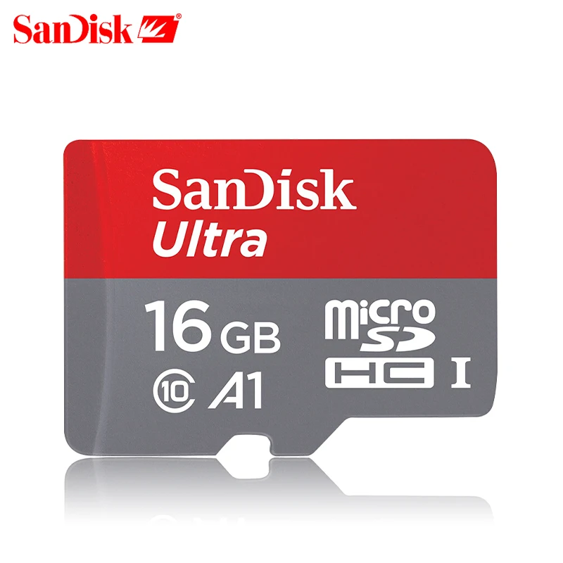 Карта памяти Sandisk Micro SD класс 10 16 ГБ 32 64 128 90 МБ/с. Оригинальная карта TF флеш-карта 200