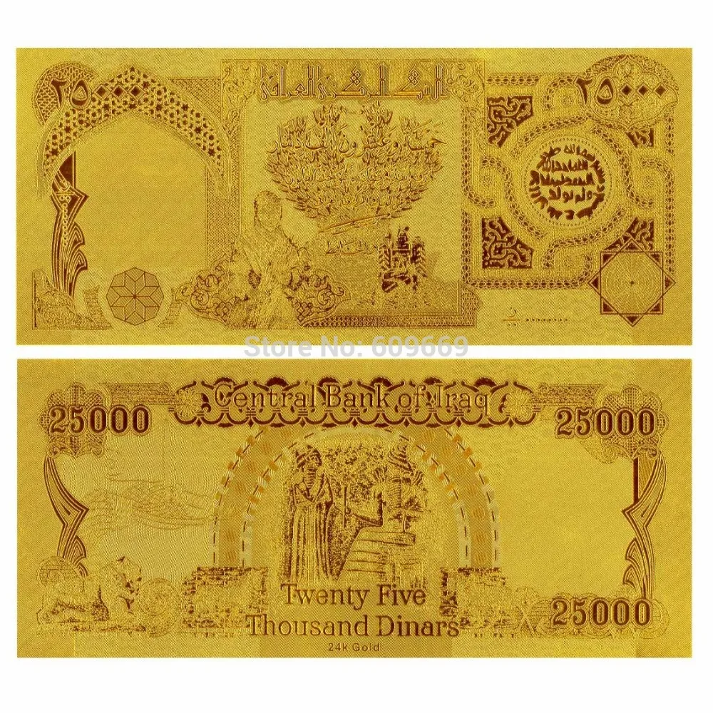 Iraq 25000 Dinar Gold Banknote 999 9 Bank Note In Iraq 25000 Dinar Gold Banknote 999 9 Bank Note In Banknotes From Home Garden On Aliexpress Alibaba Group