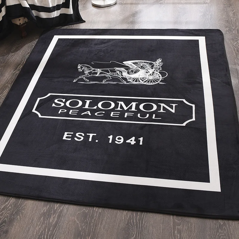 Горячая Современная мода сланцевый бархатистый коврик большого размера высококачественный домашний Прямоугольный Коврик Гостиная ковер утолщенные салонные ковры художественный Декор