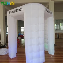 Пользовательские фон для вечеринки стенд надувные стенки фото-павильона с 3 двери RGB Газа и Внутренний воздушный вентилятор надувные палатки Горячие