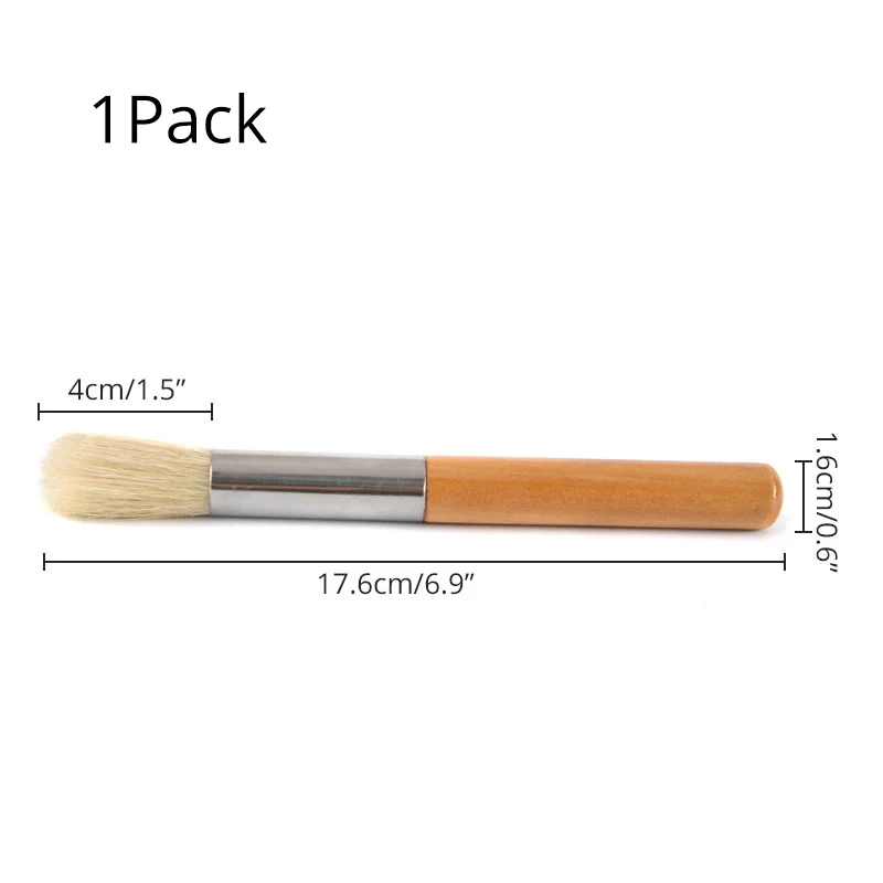 1 pack of A Кофемолка Чистящая Щетка, деревянная ручка и натуральные щетины древесная пылеобразная кисть для эспрессо, инструменты для кофе - Цвет: 1 pack of A