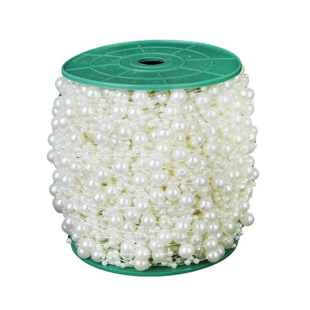 Roll 75M Plastic Beads Clear Ab 3mm Seed Bead Roll For Lampwork Curtain