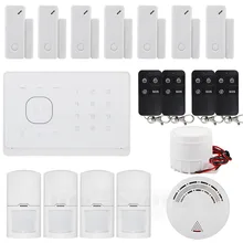 Diysecur DIY дым Сенсор Android/IOS APP Беспроводной GSM Автодозвон Офис охранной сигнализации Системы