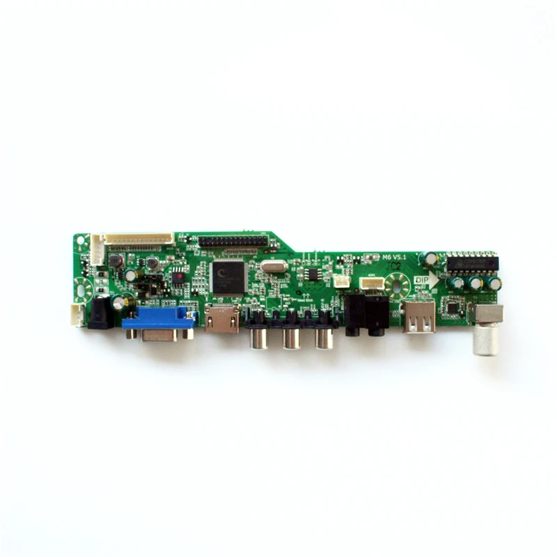 M6V5 ЖК ТВ плата контроллера Поддержка AV VGA Аудио USB HDMI для 19 дюймов 4 CCFL LCD панель