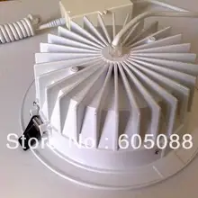 " 24 Вт алюминия встраиваемые вниз освещения с внешними драйвер AC100-240v цвет белый 2373lm 10 шт./лот Рождество