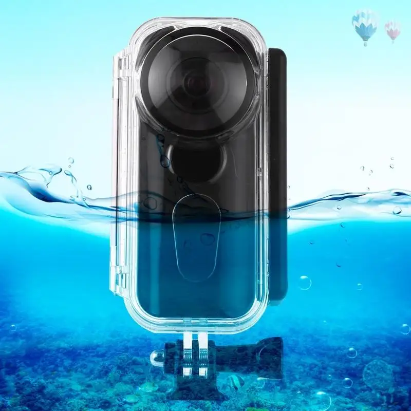 

PULUZ PU400 for Insta360 ONE X Panorama Camera Underwater Diving Swimming Waterproof Camera Protector Cover Cases Housing Shell