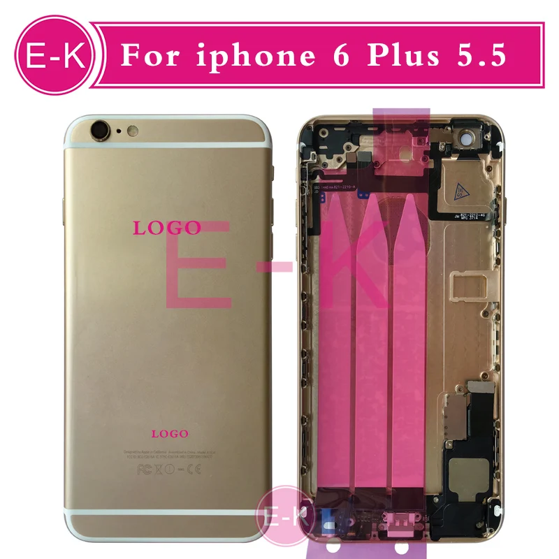 DHL 10Pcs Lot New Complete Full Middle Frame Chassis For iphone 6 plus 5 5 Housing