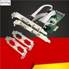 Новая последовательная карта, 4-портовый контроллер хоста RS232 PCI Express, TTL уровень, 1 или 9 футов, источник питания 5 В или 12 В, несколько последова... ► Фото 1/6