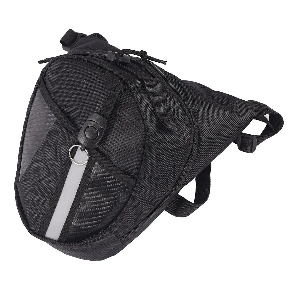 Perfect waterproof Bicycle Bags Black Motocross leg bag Motorcycle riding  Knight waist bag outdoor Cycling multi-function bag 1