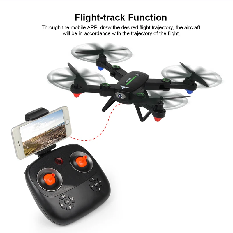 Zhenduo игрушки селфи складной вертолет F16W Квадрокоптер Wi Fi FPV RC Quadcopter Дрон с HD Камера