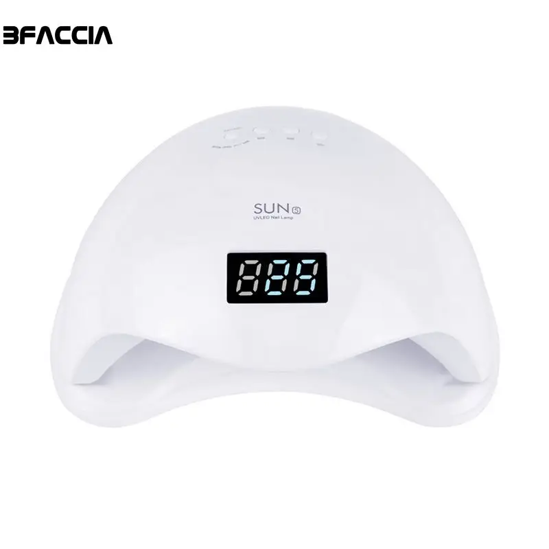 Bfaccia 48 Вт Сушилка для ногтей УФ светодиодный светильник ЖК дисплей 24 стиральная