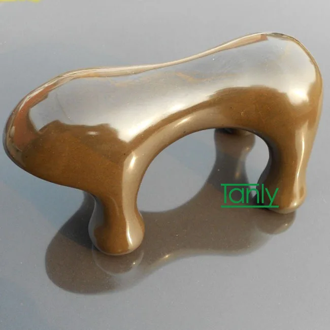 

5A grade Original Si Bin Bian stone massage guasha kit point massage dog 140x70x75mm 100% original