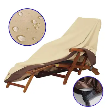 

Waterproof Outdoor Patio Garden Furniture Recliner Covers Rain Snow Chair Covers Sofa Table Chair Dust Proof Sunlounger Cover