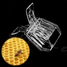1x Пластик маточная Клеточка зажим ловушка для пчел для пчеловодов оборудование для пчеловодства m15