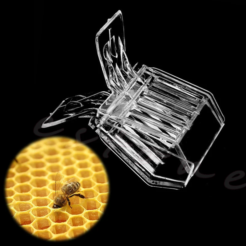 NEW 1pc Plastic Queen Cage Clip Bee Catcher Beekeepers Beekeeping Tools
