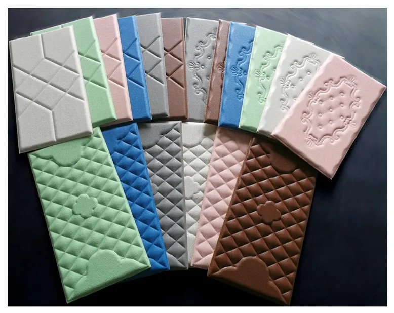 

Tatami self-adhesive background wall soft pack bed waterproof cushion backrest bedroom wall fence imitation leather soft board
