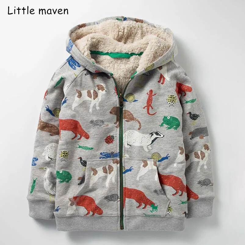 Little maven 2018 kids winter brand clothes children thick cotton...