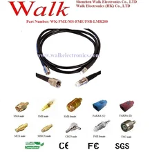 Антенна с разъемом FME кабель/ВЧ-кабель/кабель антенны: FME штыревой прямые FME Женский прямой с RG58 кабель